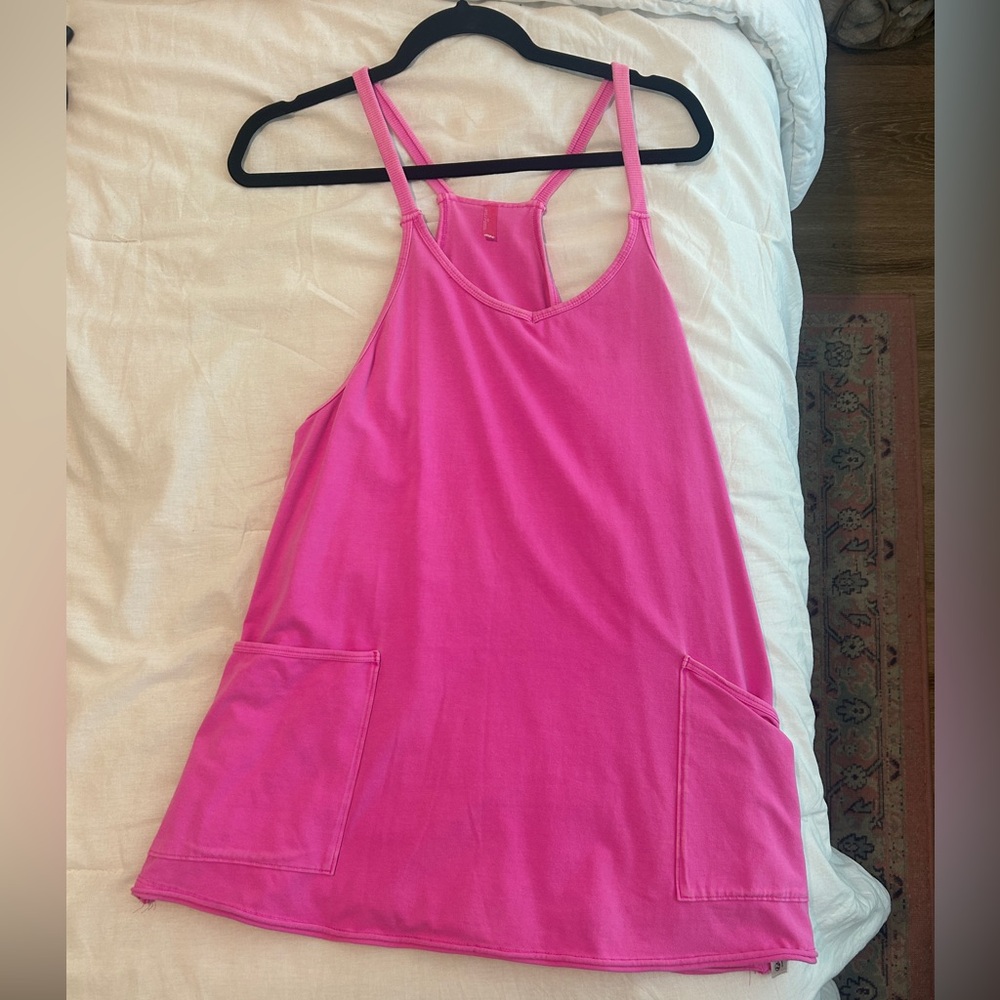 Free people Hot Shot Mini Dress Hot Pink